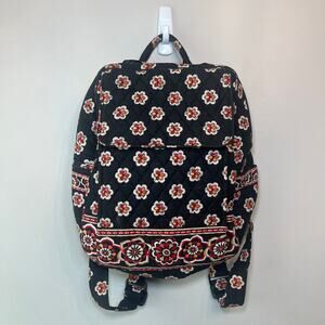 Vera Bradley Pirouette Floral Print Cotton Quilted Backpack Bag